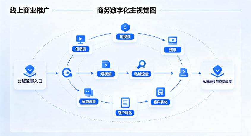 康平县线上商业推广怎么做？全域流量闭环搭建与低成本转化实战指南